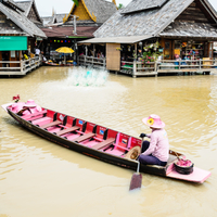 Excursion en bord de mer à Bangkok: marché flottant de Pattaya et plage de Pattaya
