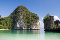 Excursion a l'ile de Koh Hong en hors-bord au départ de Krabi