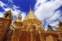 Wat Doi Suthep Temple and White Meo Hilltribe Village Half-Day Tour from Chiang Mai