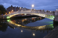 Visite nocturne de Dublin en bus à toit ouvert
