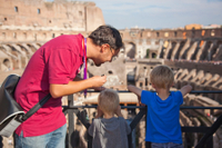 Billet coupe-file: visite familiale du Colisée et de la Rome antique