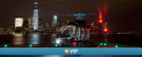 VIP Viator: survol de nuit en hélicoptère de New York et croisière Statue de la Liberté