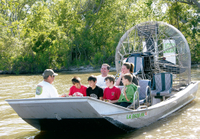 Circuit en hydroglisseur with Transport aller-retour au départ de La Nouvelle-Orléans