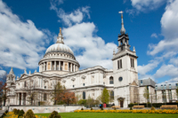 Billet d'entrée à la cathédrale St Paul Avec le traditionnel l'après-midi