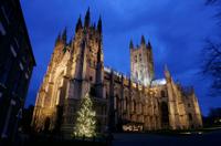 La veille de Noël à château de Leeds, à Canterbury et à Douvres
