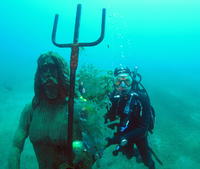 Mountain Lake Diving in Bariloche