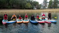 Group Paddleboard Lesson on Summerville Lake WV