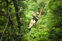 Private Belize City Adventure: Zipline Tour at Jaguar Paw and Crystal Cave Tubing