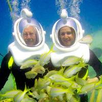 Belize Sea Trek Underwater Tour from Ambergris Caye