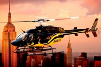 Scenisk helikoptertur over Manhattan i New York Scenisk helikoptertur over Manhattan i New York
