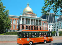 Boston Hop-on Hop-off Trolleybustour met havencruise Boston Hop-on Hop-off Trolleybustour met havencruise