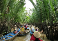 Aventure en petit groupe versez découvrir le Delta du Mékong au départ d'Hô-Chi-Minh-Ville