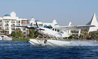 Vol en hydravion au lever du soleil à Dubaï, tour en bateau with Abra in the crique de Dubaï et promenade en ville