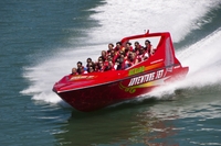 Sortie en jetboat in the Port de Waitemata