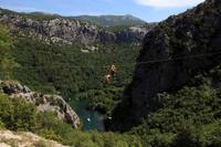 Cetina River Zipline Experience from Split