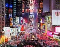 Fête du Ball Drop à Times Square à l'occasion de la Saint-Sylvestre