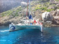 Crucero en catamarán y excursión de buceo de superficie en Mallorca