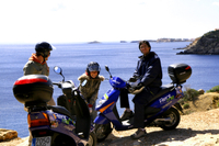 Excursion en scooter sur la route côtière et les villages pittoresques Dans de Majorque