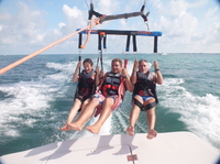 Excursion with parachute ascensionnel Dans la baie de Biscayne à Miami