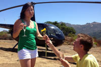 Visite en hélicoptère de Los Angeles AVEC ATTERRISSAGE-sur les Sommets montagneux et coupe de champagne
