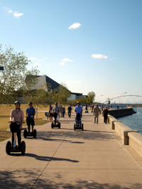 Découverte du lac de Tempe (Arizona) en segway