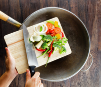 Cours privé de cuisine chinoise au wok à Shanghai