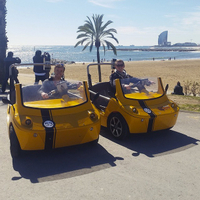 Excursion guidée par GPS de Barcelone en GoCar