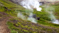 Excursion d'Une journée au départ de Reykjavik: randonnée et Aventure dans les sources d'eau chaude à Reykjadalur et Hveragerdi