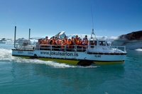 Excursion d'Une journée au parc national de Vatnajokull randonnée sur le glacier et promenade en bateau