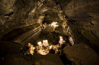 Spéléologie Dans les Grottes de Leidarendi with transports, au départ de Reykjavik