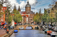 Tour d'escale à Amsterdam: visite touristique privée de la ville Avec le transport aller-retour à l'aéroport