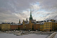 Tour à pied in the Gamla Stan de Stockholm