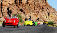 Visite en voiture scooter de Red Rock Canyon transport with Las Vegas DEPUIS