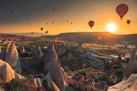 Vol en montgolfière en Cappadoce et petit déjeuner au champagne