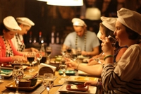 Expérience gastronomique à Buenos Aires: préparation D'empanadas, steak, vin, alfajores et compagnon