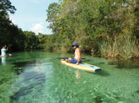 Paddleboard Tour of St Petersburg's Spring River