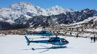 Hubschrauberflug mit Schneelandung Hubschrauberflug mit Schneelandung