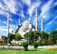 Visite à pied en petit groupe d'Istanbul: basilique Sainte-Sophie, Mosquée bleue, Palais de Topkapi et Grand Bazar
