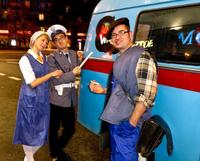 Varsovie Nuit Tour et Bar Crawl par Fire Engine communiste Era