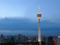 Private Tour: KL Tower Revolving Restaurant Buffet Dinner and Central Market Night Tour