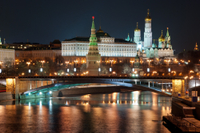 Moscou de nuit: visite à pied en petit groupe par le Tram Annouchka
