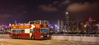 Recorrido nocturno en autobús Big Bus con techo descubierto en Hong Kong Recorrido nocturno en autobús Big Bus con techo descubierto en Hong Kong