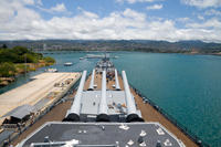 Visite touristique du site de Pearl Harbor et de la ville d'Honolulu par avion au départ de Maui