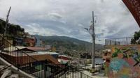 Urban Escalator of Comuna 13 in Medellin