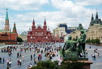 St Petersburg Shore Excursion: Private Moscow Day Trip Including Flight and Train 