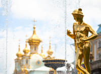 St Petersburg Shore Excursion: Private Pushkin, Peterhof and Metro Station Tour