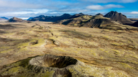 Vol en hélicoptère à Reykjavik: péninsule de Reykjanes et paysages volcaniques