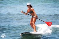 Clase de surf de remo en Isla Grande Clase de surf de remo en Isla Grande