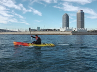 Kajak en paddleboardervaring in Barcelona Kajak en paddleboardervaring in Barcelona