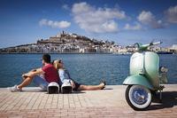 Ibiza Shore Excursion: Countryside and San Antonio Bay Tour by Vintage Vespa
